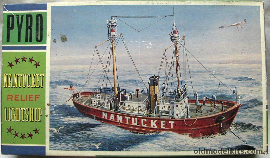Pyro 1/95 Nantucket Relief Lightship, B213-300 plastic model kit
